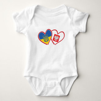 Polen Liebe Herz der Ukraine Baby Strampler