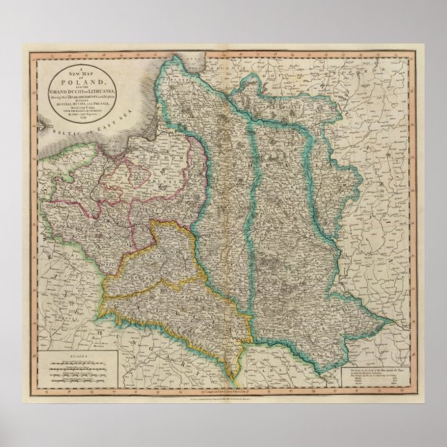 Polen, Litauen Poster (Vorne)