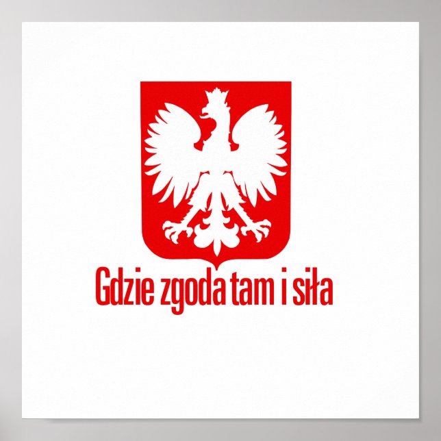 Polen mit geeinter Kraft Poster (Vorne)