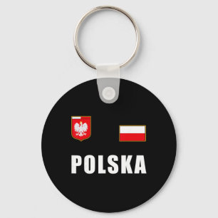 Polen-Outfit für polnische Männer Frauen Bekleidun Schlüsselanhänger