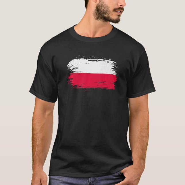 Polen Outfit Polen Flaggenzeichen I Liebe Polen T-Shirt (Vorderseite)