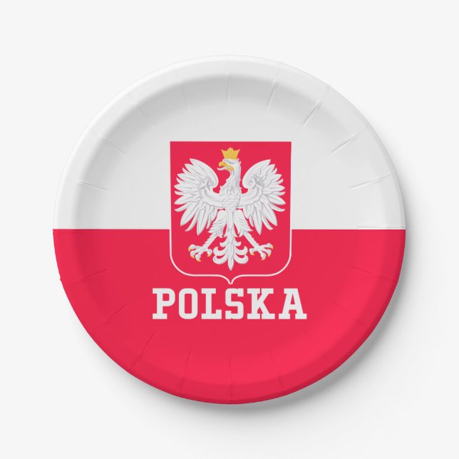 Polen Pappteller (Vorderseite)