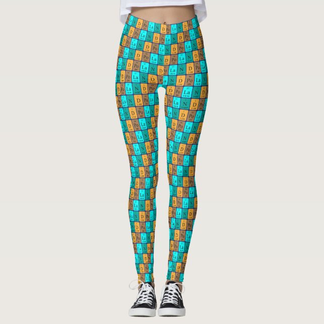 Polen - Periodensystem patriotische Leggings 5 (Vorderseite)