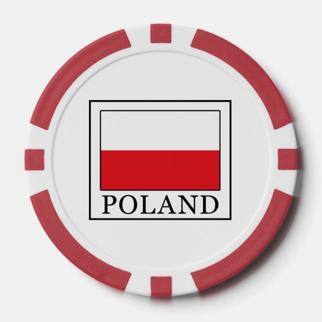 Polen Pokerchips (Vorderseite)