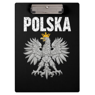 Polen Polen Adler Stolz Polnische Wurzeln Polen Klemmbrett