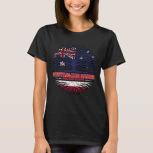 Polen Polnisch Australische Baumwurzelflagge T-Shirt