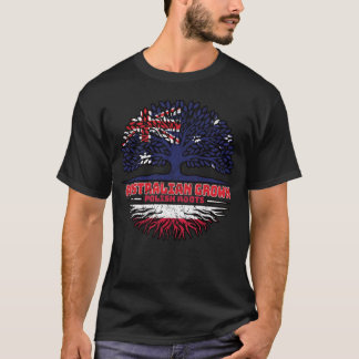 Polen Polnisch Australische Baumwurzelflagge T-Shirt