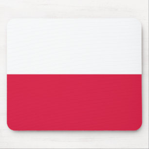 Polen (Polnisch) Flagge Mousepad