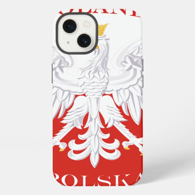 Polen Polnische Flagge iPhone Hülle (Rückseite)