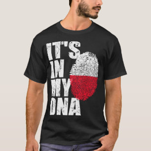 Polen Polnische Liebe für das Erbe der DNA Flag So T-Shirt