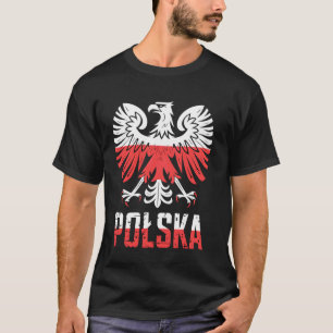 Polen Polska Flagge Adler T-Shirt