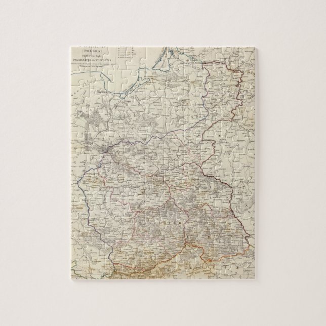 Polen Polska Puzzle (Vertikal)