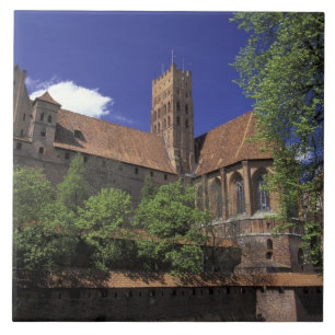 Polen, Pommern, Malbork. Europas größte Fliese