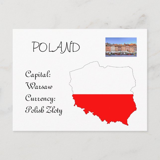 Polen Postkarte (Vorderseite)
