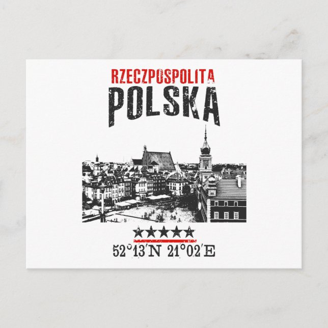 Polen Postkarte (Vorderseite)