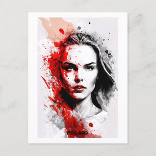Polen Postkarte - Portrait - Welt der Frauen