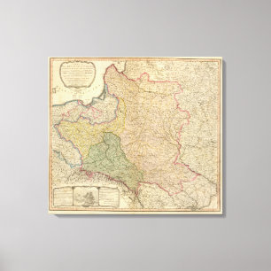 Polen, Preußen 3 Leinwanddruck