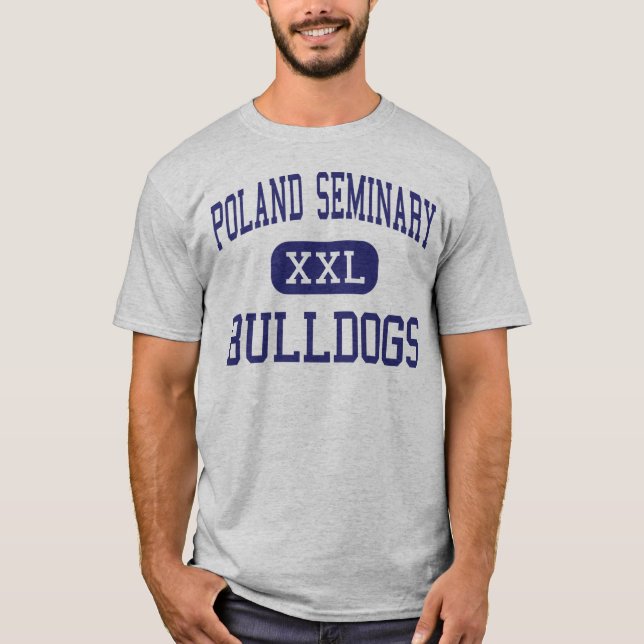 Polen-Priesterseminar - Bulldoggen - hoch - T-Shirt (Vorderseite)
