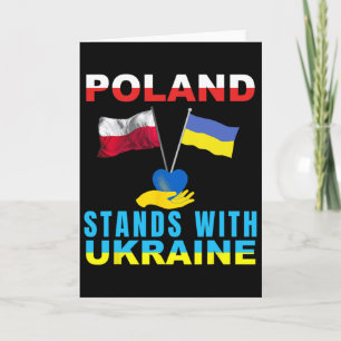 Polen steht hinter der Ukraine Polnische Ukraine Karte