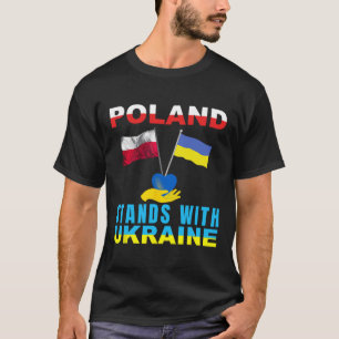 Polen steht mit der Ukraine Polnisch Ukraine T-Shirt