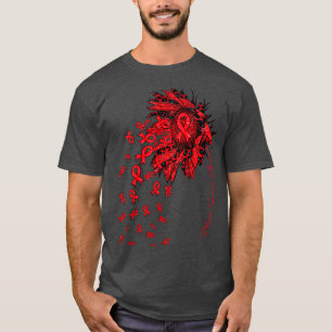 Polen Syndrom Bewusstsein Sonnenblumen-Band-Blume T-Shirt