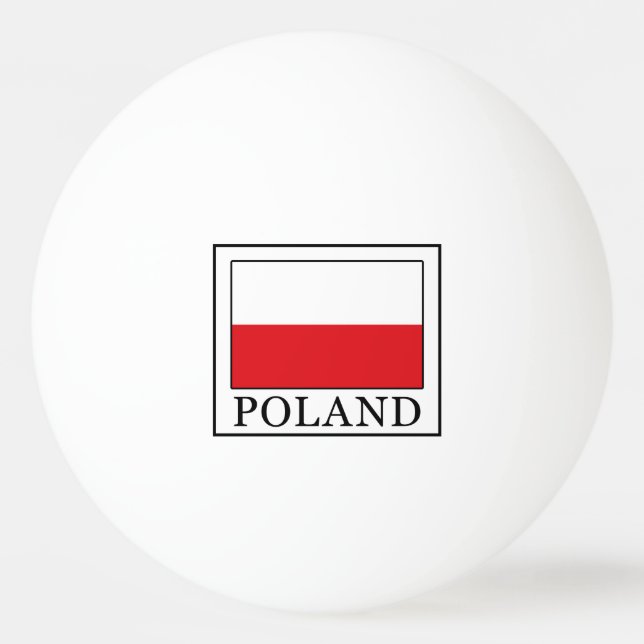 Polen Tischtennisball (Vorderseite)
