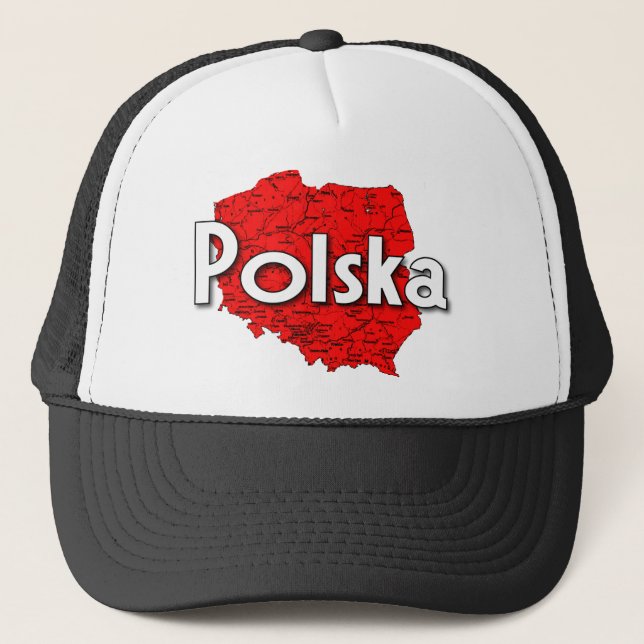 Polen Truckerkappe (Vorderseite)