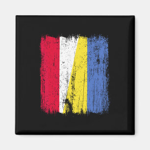 Polen Ukraine Halbflagge Polnisch Ukrainisches Erb Magnet