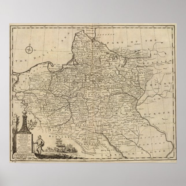 Polen und Litauen Poster (Vorne)