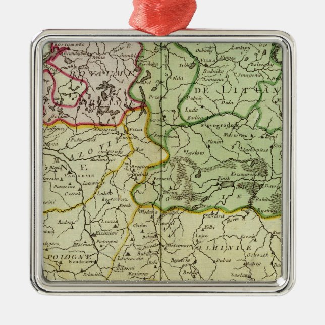 Polen und Litauen Silbernes Ornament (Vorne)