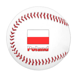 Polen und Polnische Flagge mit Ihrem Namen Baseball