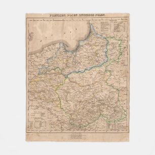 Polen und Russland Fleecedecke