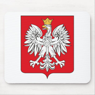 Polen-Wappen Mousepad