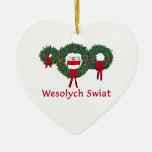 Polen-Weihnachten 2 Keramik Ornament