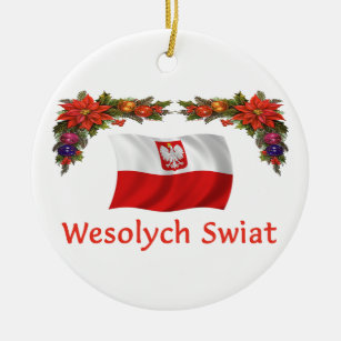Polen-Weihnachten Keramik Ornament