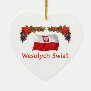 Polen-Weihnachten Keramikornament