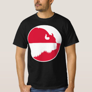 Polen Wisent Zubr Polnischer Staatsfahne für Tiere T-Shirt