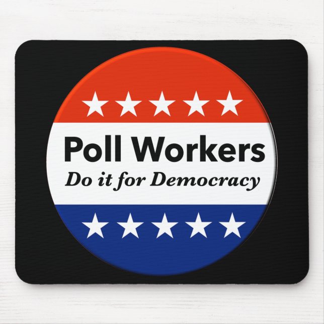 Polenarbeiter tun es für die Demokratie Mousepad (Vorne)