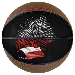 Polenflagge Basketball