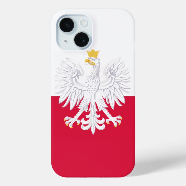 Polenflagge Case-Mate iPhone Hülle (Rückseite)