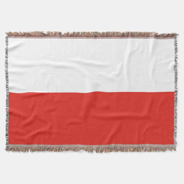 Polenflagge Decke (Vorderseite)