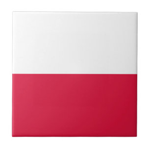 Polenflagge Fliese