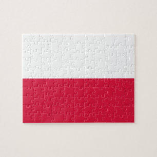 Polenflagge Puzzle