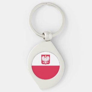 Polenflagge Schlüsselanhänger