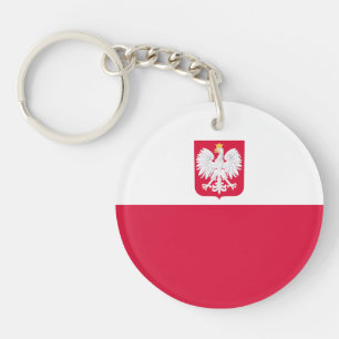 Polenflagge Schlüsselanhänger