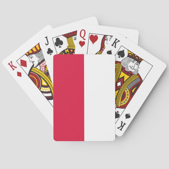 Polenflagge Spielkarten (Rückseite)