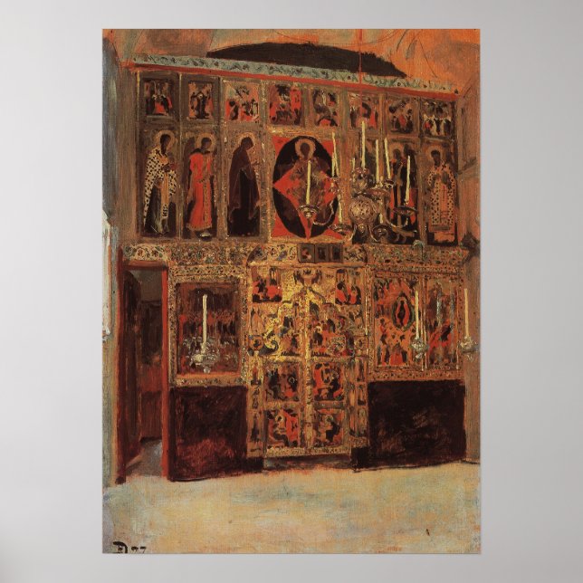 Polenov - Kathedrale der gesegneten Jungfrau Mary Poster (Vorne)