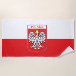 Polens Flaggen-Badetuch Strandtuch