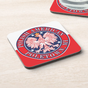 Poletown Michigan Polish Getränkeuntersetzer