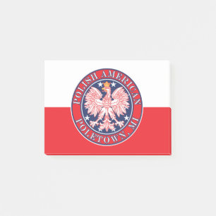 Poletown Michigan Polish Post-it Klebezettel